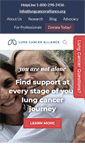 Mobile Screenshot of lungcanceralliance.org